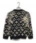 LOUIS VUITTON (ルイ ヴィトン) ディストーテッドモノグラムニット グレー×ホワイト サイズ:L：60000円