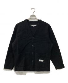 NEIGHBORHOOD（ネイバーフッド）の古着「ウールジャージーカーディガン」｜ブラック