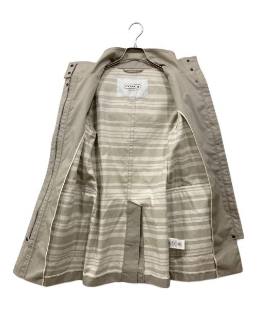COACH（コーチ）COACH (コーチ) フーデッドコート ベージュ サイズ:Sの古着・服飾アイテム