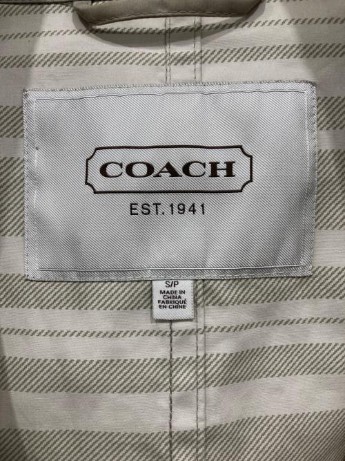 COACH（コーチ）COACH (コーチ) フーデッドコート ベージュ サイズ:Sの古着・服飾アイテム