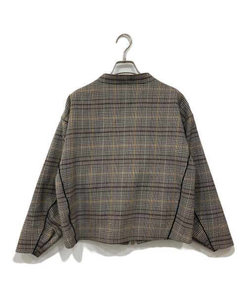 DES PRES（デ プレ）DES PRES (デ プレ) ノーカラージャケット グレー サイズ:34の古着・服飾アイテム