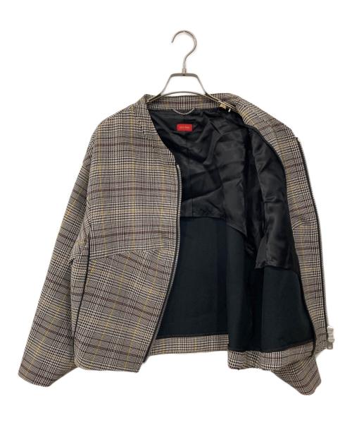 DES PRES（デ プレ）DES PRES (デ プレ) ノーカラージャケット グレー サイズ:34の古着・服飾アイテム