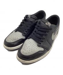 NIKE（ナイキ）の古着「Air Jordan 1 Retro Low OG "Shadow" / エアジョーダン1 レトロ ロー OG "シャドウ"」｜ブラック×グレー