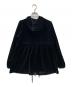 BURBERRY BLACK LABEL (バーバリーブラックレーベル) ベロアジップパーカー ブラック サイズ:38：4000円