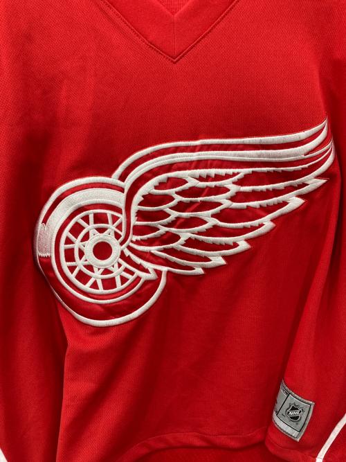 NHL（エヌエイチエル）NHL (エヌエイチエル) ホッケーシャツ レッド サイズ:XXLの古着・服飾アイテム