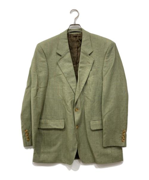 Burberry's（バーバリー）Burberry's (バーバリー) テーラードジャケット グリーン サイズ:表記無し(実寸を参照ください)の古着・服飾アイテム