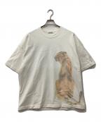 JIL SANDERジルサンダー）の古着「タイガープリントTシャツ」｜ホワイト