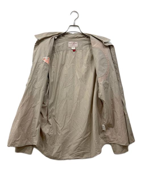 FILSON GARMENT（フィルソン ガーメント）FILSON GARMENT (フィルソン ガーメント) ワークシャツ ベージュ×オレンジ サイズ:XLの古着・服飾アイテム