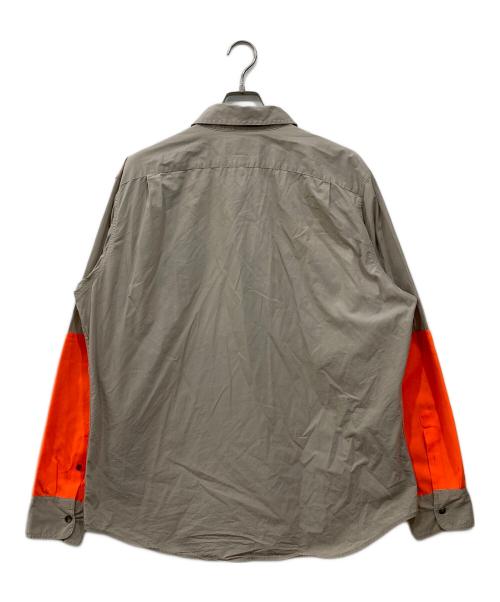 FILSON GARMENT（フィルソン ガーメント）FILSON GARMENT (フィルソン ガーメント) ワークシャツ ベージュ×オレンジ サイズ:XLの古着・服飾アイテム