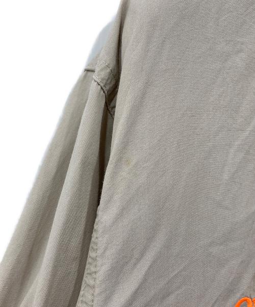 FILSON GARMENT（フィルソン ガーメント）FILSON GARMENT (フィルソン ガーメント) ワークシャツ ベージュ×オレンジ サイズ:XLの古着・服飾アイテム