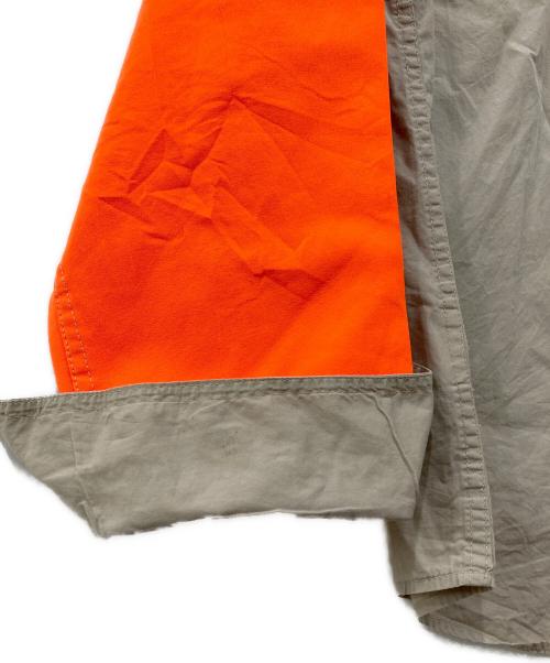 FILSON GARMENT（フィルソン ガーメント）FILSON GARMENT (フィルソン ガーメント) ワークシャツ ベージュ×オレンジ サイズ:XLの古着・服飾アイテム