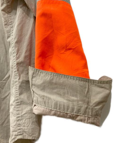 FILSON GARMENT（フィルソン ガーメント）FILSON GARMENT (フィルソン ガーメント) ワークシャツ ベージュ×オレンジ サイズ:XLの古着・服飾アイテム
