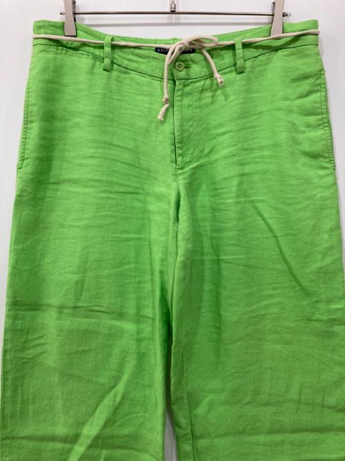 RALPH LAUREN（ラルフローレン）RALPH LAUREN (ラルフローレン) リネンパンツ グリーン サイズ:12の古着・服飾アイテム