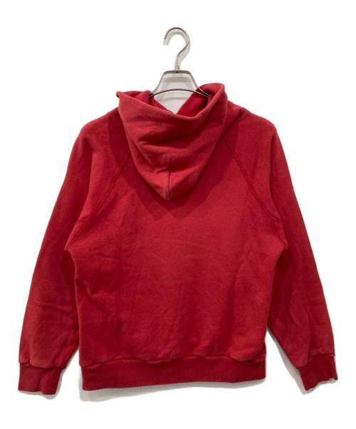 stussy（ステューシー）stussy (ステューシー) プルオーバーパーカー レッド サイズ:Mの古着・服飾アイテム