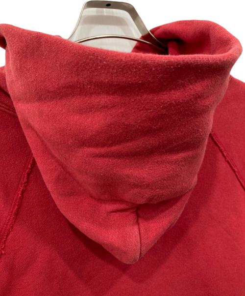 stussy（ステューシー）stussy (ステューシー) プルオーバーパーカー レッド サイズ:Mの古着・服飾アイテム