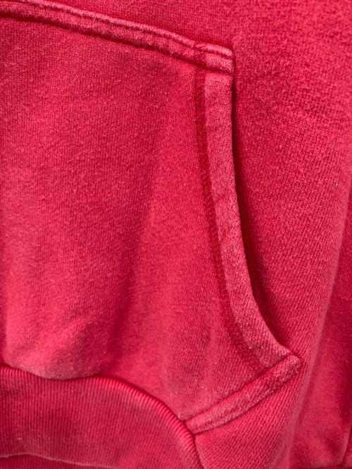 stussy（ステューシー）stussy (ステューシー) プルオーバーパーカー レッド サイズ:Mの古着・服飾アイテム