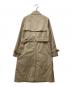 &ress (アンドレス) 撥水加工 ライナー付ロング丈 ダブルトレンチコート ベージュ サイズ:S：5000円