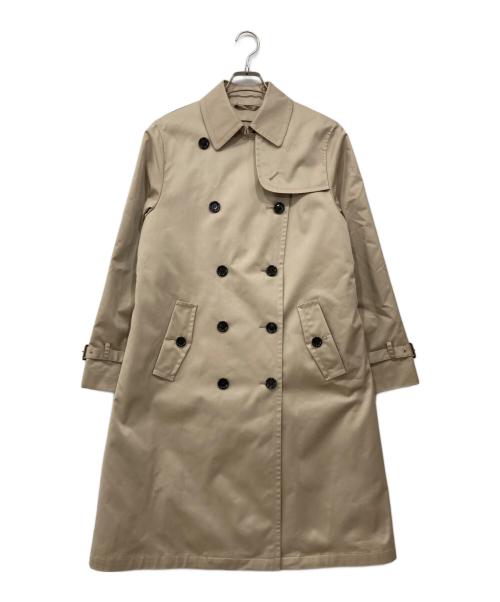 &ress（アンドレス）&ress (アンドレス) 撥水加工 ライナー付ロング丈 ダブルトレンチコート ベージュ サイズ:LLの古着・服飾アイテム