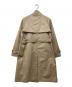 &ress (アンドレス) 撥水加工 ライナー付ロング丈 ダブルトレンチコート ベージュ サイズ:LL：5000円