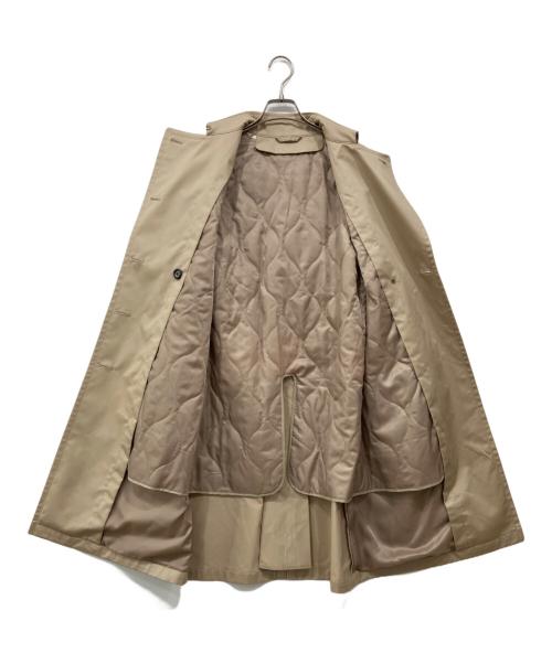&ress（アンドレス）&ress (アンドレス) 撥水加工 ライナー付ロング丈ダブルトレンチコート ベージュ サイズ:Mの古着・服飾アイテム