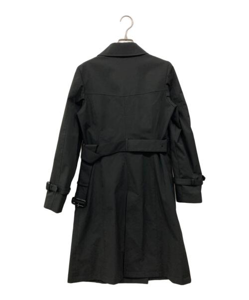 &ress（アンドレス）&ress (アンドレス) 撥水加工 ロング丈ダブルトレンチコート ブラック サイズ:Sの古着・服飾アイテム