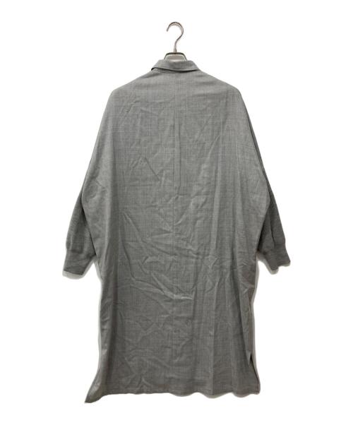 L'EQUIPE（レキップ）L'EQUIPE (レキップ) シャツワンピース グレー サイズ:38の古着・服飾アイテム