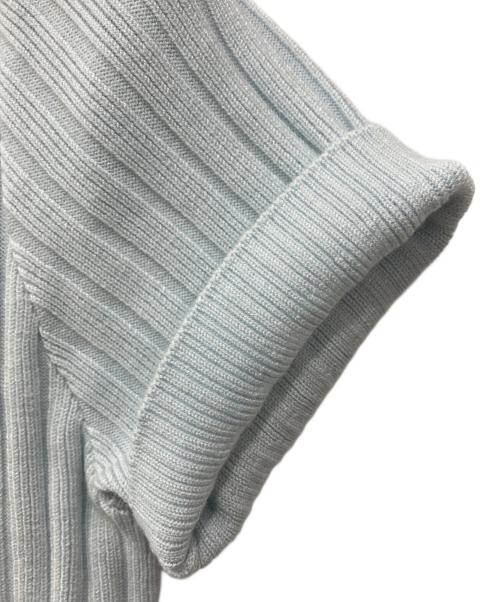 darich（ダーリッチ）Darich (ダーリッチ) DRビジューリブニットトップス ブルー サイズ:Freeの古着・服飾アイテム