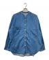 URBAN RESEARCH DOORS（アーバンリサーチドアーズ）の古着「デニムバンドカラーシャツ」｜インディゴ