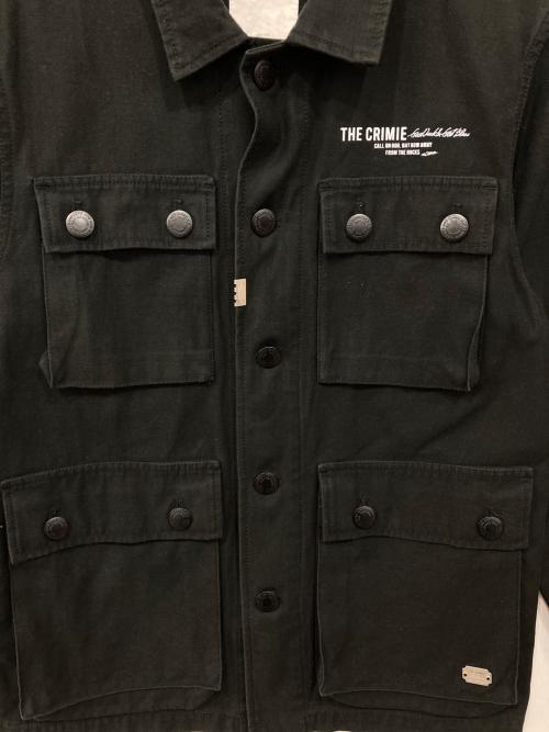 THE CRIMIE（ザ クライミー）THE CRIMIE (ザ クライミー) ミリタリージャケット ブラック サイズ:Sの古着・服飾アイテム