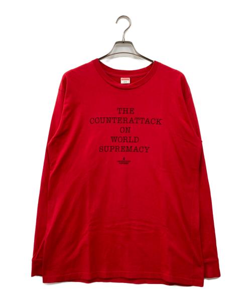 SUPREME（シュプリーム）SUPREME (シュプリーム) UNDERCOVER (アンダーカバー) ロングスリーブカットソー レッド サイズ:Lの古着・服飾アイテム