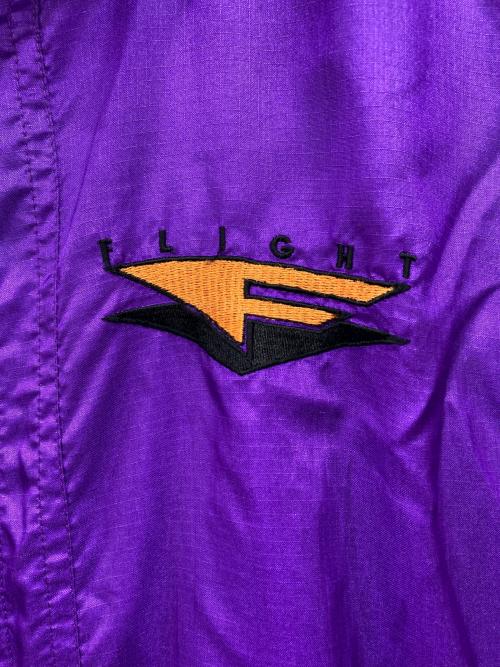 NIKE（ナイキ）NIKE (ナイキ) FLIGHT ナイロンジャケット パープル×グリーン サイズ:表記なし(実寸を参照ください)の古着・服飾アイテム