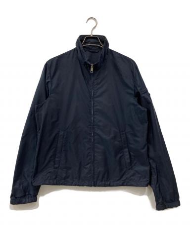 美品！PRADA SPORTSプラダスポーツ　ウール×ナイロンマフラー　ネイビー 中古・古着通販】PRADA SPORTS (プラダスポーツ) トライアングルロゴ