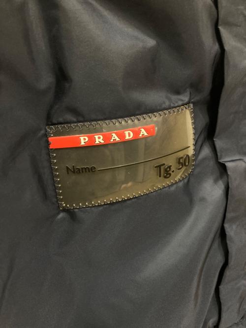 PRADA SPORTS（プラダスポーツ）PRADA SPORTS (プラダスポーツ) トライアングルロゴ ナイロンジャケット ネイビー サイズ:50の古着・服飾アイテム