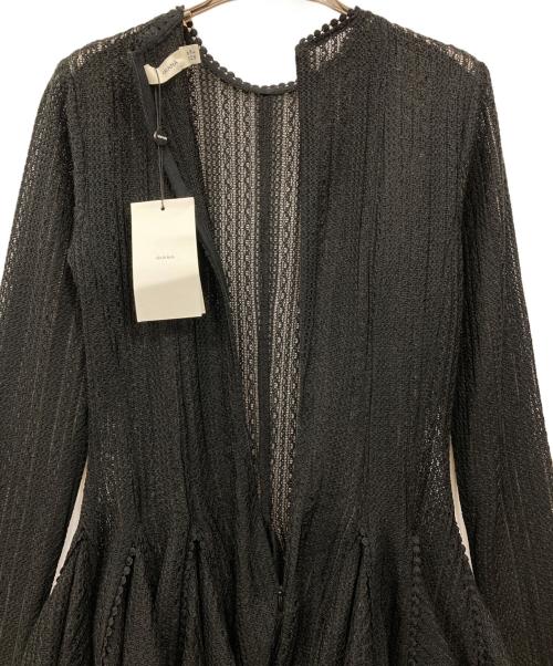 GIANA（ジアナ）GIANA (ジアナ) クロシェミニドレス ブラック サイズ:M 未使用品の古着・服飾アイテム