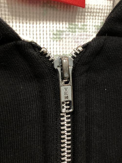 SUPREME（シュプリーム）Supreme (シュプリーム) Small Box Logo Thermal Zip Up Hoodie / スモールボックスロゴ サーマルジップアップフーディー ブラック サイズ:Mediumの古着・服飾アイテム
