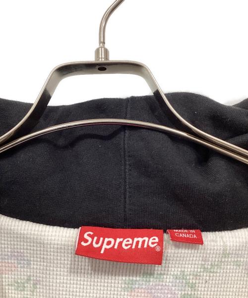 SUPREME（シュプリーム）Supreme (シュプリーム) Small Box Logo Thermal Zip Up Hoodie / スモールボックスロゴ サーマルジップアップフーディー ブラック サイズ:Mediumの古着・服飾アイテム
