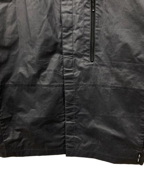 ARMANI EXCHANGE（アルマーニ エクスチェンジ）ARMANI EXCHANGE (アルマーニ エクスチェンジ) マグネットボタンライダースジャケット ネイビー サイズ:Sの古着・服飾アイテム