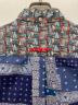 中古・古着 KAWATANI SHIRT (カワタニシャツ) 総柄シャツ ブルー サイズ:S：4000円