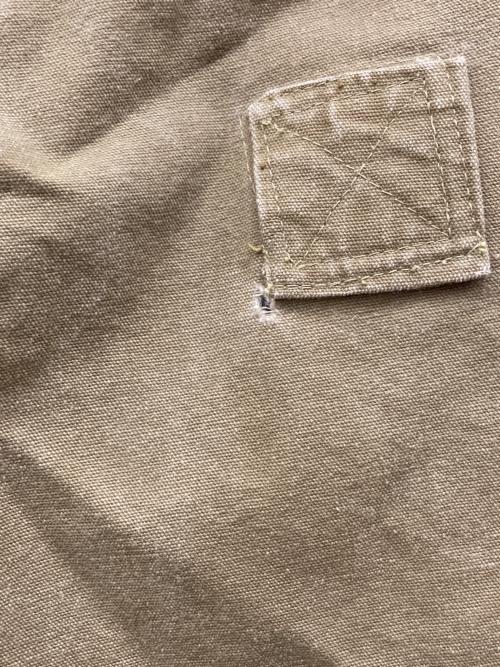 Eddie Bauer（エディーバウアー）Eddie Bauer (エディーバウアー) 襟コーデュロイ ロングコート ベージュ サイズ:Sの古着・服飾アイテム