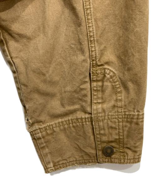 Eddie Bauer（エディーバウアー）Eddie Bauer (エディーバウアー) 襟コーデュロイ ロングコート ベージュ サイズ:Sの古着・服飾アイテム