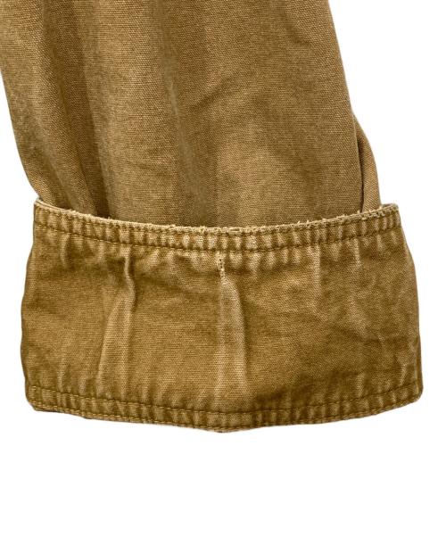 Eddie Bauer（エディーバウアー）Eddie Bauer (エディーバウアー) 襟コーデュロイ ロングコート ベージュ サイズ:Sの古着・服飾アイテム