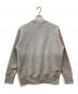LOOPWHEELER (ループウィラー) 前Vガゼットスウェット グレー サイズ:MEDIUM：8000円
