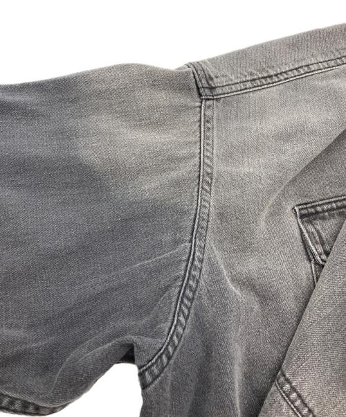 Whim Gazette（ウィムガゼット）Whim Gazette (ウィムガゼット) デニムシャツ グレー サイズ:Freeの古着・服飾アイテム