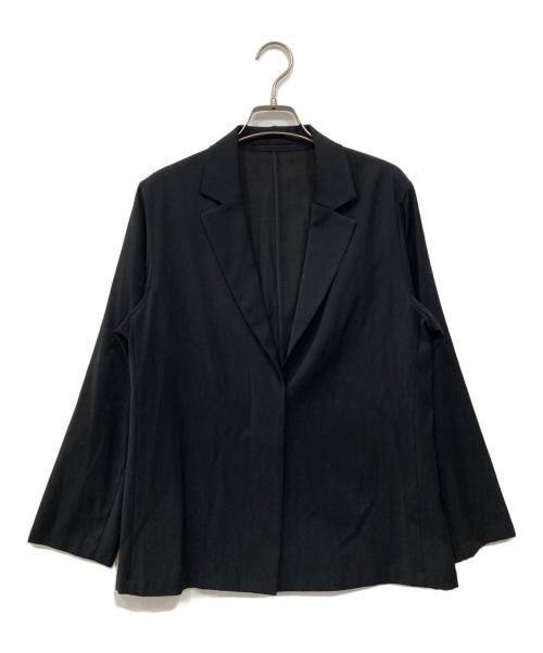 SOEJU（ソージュ）SOEJU (ソージュ) ライトリネン混ジャケットテーラードジャケット ブラック サイズ:Mの古着・服飾アイテム