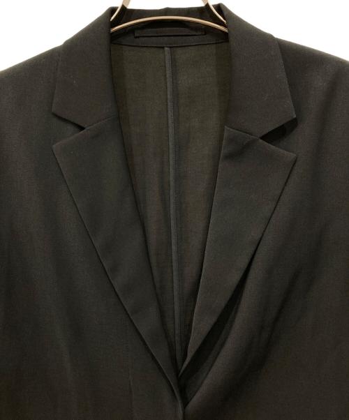 SOEJU（ソージュ）SOEJU (ソージュ) ライトリネン混ジャケットテーラードジャケット ブラック サイズ:Mの古着・服飾アイテム