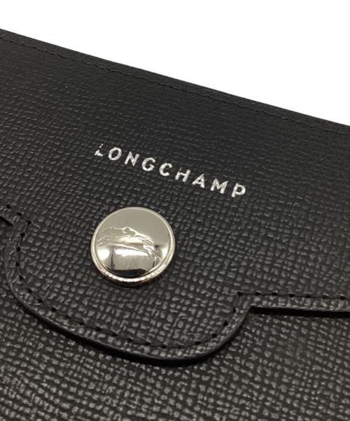 LONGCHAMP（ロンシャン）LONGCHAMP (ロンシャン) ロングウォレット ブラックの古着・服飾アイテム