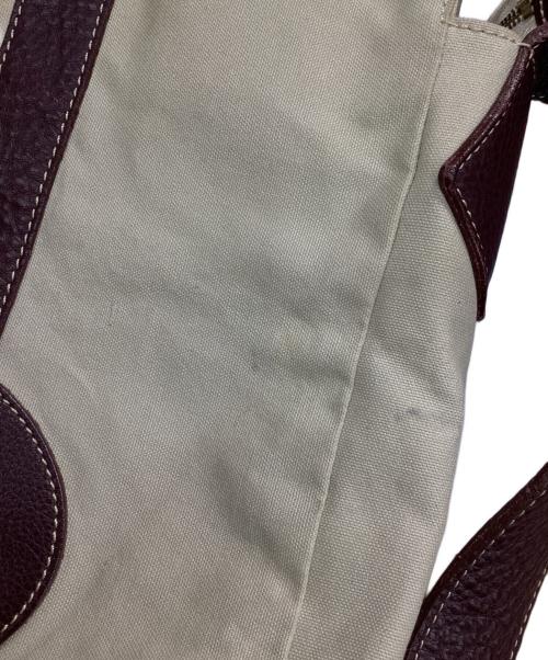 Vivienne Westwood（ヴィヴィアンウエストウッド）Vivienne Westwood (ヴィヴィアンウエストウッド) ビッグオーブ キャンバスショルダーバッグ ベージュの古着・服飾アイテム