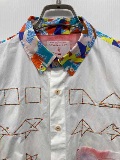 KAWATANI SHIRT（カワタニシャツ）KAWATANI SHIRT (カワタニシャツ) 切替シャツ マルチカラー サイズ:Sの古着・服飾アイテム