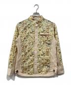 KAWATANI SHIRTカワタニシャツ）の古着「総柄シャツ」｜イエロー×ベージュ