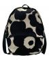 marimekko（マリメッコ）の古着「MINI EIRA ウニッコ リュック」｜ブラック×ホワイト